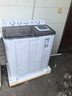 奥克斯（AUX）洗衣机半自动家用双缸双桶大容量小型租房宿舍波轮双杠强力去污省水电 【国补】16.5公斤【洗10+脱6.5终身联保】黑 实拍图