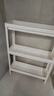 宜家（IKEA）拉斯克家居小推车三层置物架移动茶水桌客厅咖啡桌厨房储物收纳架 【升级款】白色小号 28*38*61cm 实拍图