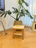 小匠材实木凳子家用客厅矮凳孩子矮款茶几方凳结实小板凳方27*23*27 实拍图