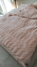 罗莱家纺 A类慕斯绒冬季牛奶绒四件套加绒套件珊瑚绒 粉色200*230 实拍图