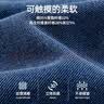 巴布豆卡乐女童加绒牛仔裤直筒冬季2026新款加厚女孩冬装儿童裤子 小耳巴布K_右后袋牛仔蓝 140 实拍图