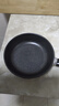 【亏本清仓】韩式麦饭石色不粘锅平底锅铁锅电磁炉不带盖 黑色小煎锅 16cm 实拍图