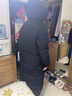 京东京造羽绒服男25秋冬新款90鸭绒衣服长款宽松连帽保暖外套 黑色 XL 实拍图