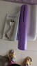 无线直发梳【戴森平替】负离子便携蓬松神器温控直卷两用男女通用内扣高颅顶不伤发外出便携送礼 紫色 30mm 【旗舰款】蓬松高颅顶+防烫设计 实拍图