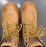 骆驼（CAMEL）大黄靴女都市户外四季可穿系带工装靴马丁靴 L23W307016 黄棕 36 实拍图