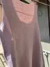 猫人（MiiOW）保暖背心女士内衣带胸垫德绒含羊绒蚕丝打底吊带无痕高级黑XL 实拍图