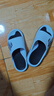 回力运动拖鞋男浴室内户外不易滑厚底凉拖鞋HL39391白黑色41-42码 实拍图