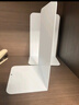 离草 书架书立桌面书挡板立书支架书架隔板金属书立架桌上隔书板书隔板L型架子铁书立创意 2片装  实拍图