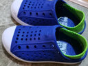 Skechers斯凯奇儿童洞洞鞋夏季凉鞋男女童涉水溯溪鞋防滑沙滩拖鞋91995L 男童/蓝色/柠檬色/BLLM 28.5 实拍图