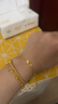 周六福（ZLF）  黄金手链女手链心连心金手链婚嫁黄金饰品 计价 16+3cm尾链 - 3.04g 足金 实拍图
