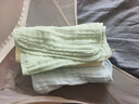 全棉时代婴儿口水巾儿童水洗纱布面巾洗脸小毛巾 礼盒3条装 黄蓝绿25×50cm 实拍图