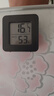 家用电子温湿度计室内干湿家用温湿度显示器迷你便携高精度壁挂式静音 黑色一个装 实拍图