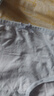 Freego首次免洗即穿女士内裤女A类纯棉10A抑菌大码三角裤独立包装4条L 实拍图