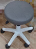 美容院凳子滑轮旋转升降圆凳化妆梳妆凳美发美甲理发椅吧凳大工椅 深灰色29cm座面可升降38cm-48cm 实拍图