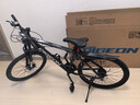 飞鸽（FG FLYING PIGEON）山地自行车成人男女变速山地车青少年中小学生车越野户外骑行单车 【铝合金】G8002代-辐条轮-黑色 24寸轮组（适合145-170cm） 21速入门版 实拍图