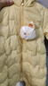 巴拉巴拉童装婴儿连体衣轻薄羽绒服宝宝衣服2025冬装抱衣爬服男童女童萌趣 黄色雪人-白鸭绒 80 cm-充绒量41g 实拍图