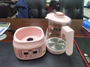 养生壶烧水壶热水壶恒温壶养生烧水壶煮茶壶煮茶器泡茶壶一体机全自动玻璃保温小家用 1.3L 樱花粉恒温-智能除氯（普通版） 实拍图