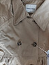 戴维贝拉（DAVE＆BELLA）2025新款大童女装中大童风衣外套儿童大衣女童秋季小女孩秋天 卡其色【常规款】 130 cm（建议身高120-130cm） 实拍图