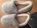 京东京造【厚底防滑】棉拖鞋男秋冬拖鞋室内居家毛拖保暖全包深灰色42-43 实拍图