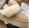 UGG秋季女士包头厚底LOGO松紧带休闲懒人毛毛鞋 1113474 MDSD | 芥菜籽色 38 实拍图