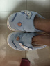 京东京造玉桂狗儿童棉拖鞋卡通家居女童保暖棉拖鞋浅蓝34-35 JZ8178 实拍图