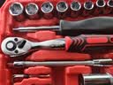 德力西电气汽修工具套装套筒扳手快速棘轮扳手套装工具箱 72齿53件套小飞 实拍图