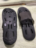 京东京造【浴室拖】拖鞋男士软弹速干漏水拖鞋eva浴室凉拖熠光黑40-41 实拍图