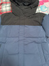 森马（Semir）轻松羽绒|羽绒服男防泼水防风正肩外套情侣冬装连帽上衣青年 蓝色调（灰鸭绒）00388 2XL 实拍图