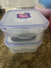 乐扣乐扣 塑料保鲜盒密封便当盒饭盒冰箱收纳盒储物盒餐盒420ml*2 实拍图