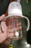 贝亲（Pigeon）PPSU双把手防胀气奶瓶240ml 丛林小兔 M号奶嘴 3月+ AA218 实拍图