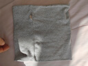纯棉脖套男女士秋冬季防寒护颈套围脖冬季保暖假领子套头围巾百搭 浅灰 双层棉 实拍图