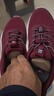 足力健老人鞋中老年轻便休闲散步鞋2431380J 女 酒红 36 实拍图