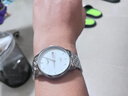 冠琴（GUANQIN）瑞士认证手表男士全自动机械表防水夜光双日历国表商务百搭男表 条钉刻度钢带本白（明星推荐） 实拍图