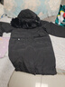 鸭鸭儿童羽绒服洋气中长款大毛领中大童加厚极寒童装冬季外套WJ 黑色 160 实拍图