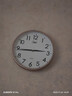 康巴丝（Compas）挂钟客厅静音简约客厅石英钟表挂墙时钟 c2855 金色 26cm直径 实拍图