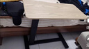 宜家（IKEA）BOLLSIDAN波席当移动床边桌升降桌简易电脑桌书桌 笔记本支架白色/橡木纹 实拍图