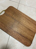 原森太南美柚木实木菜板加厚砧板防霉抗菌案板家用厨房砍切菜板 实拍图