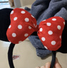 迪士尼（Disney）毛绒玩具正版发饰卡通女孩扮装饰品米奇老鼠生日礼物女 米妮发箍 实拍图