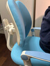 读书郎儿童学习椅中小学生写作业写字椅子家用可升降椅调节背座椅 升降脚踏+动态追背+双背旋转蓝 实拍图