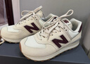 NEW BALANCE NB574官方休闲鞋女鞋复古舒适秋冬透气网鞋轻便百搭潮流运动鞋 米白色 WL574RCF 37 (脚长23.5cm)尺码详询客服 实拍图