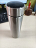 炊大皇保温杯 316L不锈钢茶水分离男女商务便携水杯 钢本色 490ml 实拍图