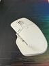 罗技（Logitech）大师系列 MX Master 3S 无线蓝牙鼠标 人体工学 办公 静音鼠标 高端 珍珠白 带无线接收器 实拍图