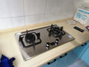 林内（Rinnai）燃气灶家用嵌入式天燃气灶【家电国家补贴20%】台嵌两用5.2kW双眼猛火定时灶具 不锈钢2E08MTX 实拍图