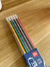 得力（deli）10支HB铅笔经典彩色条纹六角杆铅笔带橡皮头学生书写素描绘图铅笔礼物33431-HB学生开学礼物 实拍图