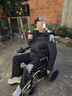 鱼跃(yuwell)电动轮椅车D210B老人折叠轻便残疾人智能代步铅酸电池 实拍图