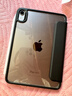亿色适用于ipad mini7/6保护壳2024年A17pro芯片苹果平板保护套磁吸可拆分全包散热支架防弯皮套黑色 实拍图