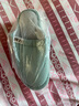 回力日系柔软情侣棉拖秋冬家居室内保暖棉鞋女款HL0006绿色38-39码 实拍图