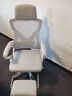 锦汐 电脑椅家用办公椅子靠背人体工学椅学习转椅老板座椅游戏电竞椅 【满配】白灰-乳胶逍遥4级杆脚踏 实拍图