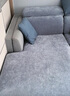 雅鹿家纺 纯色沙发套罩全包浴帽式四季通用型防猫抓弹力沙发笠坐垫套 云感棉银灰【弹力防滑】 单人套宽65-90cm*长65-90cm 实拍图
