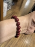 石玥珠宝高含量紫金朱砂手串本命年蛇年护身符转运珠手链男女士款礼物10mm 实拍图